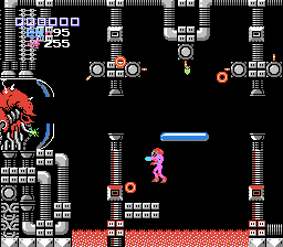 Metroid NES Mother Brain Attacks