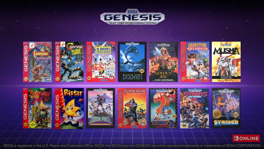 Nintendo Switch Online Sega Genesis