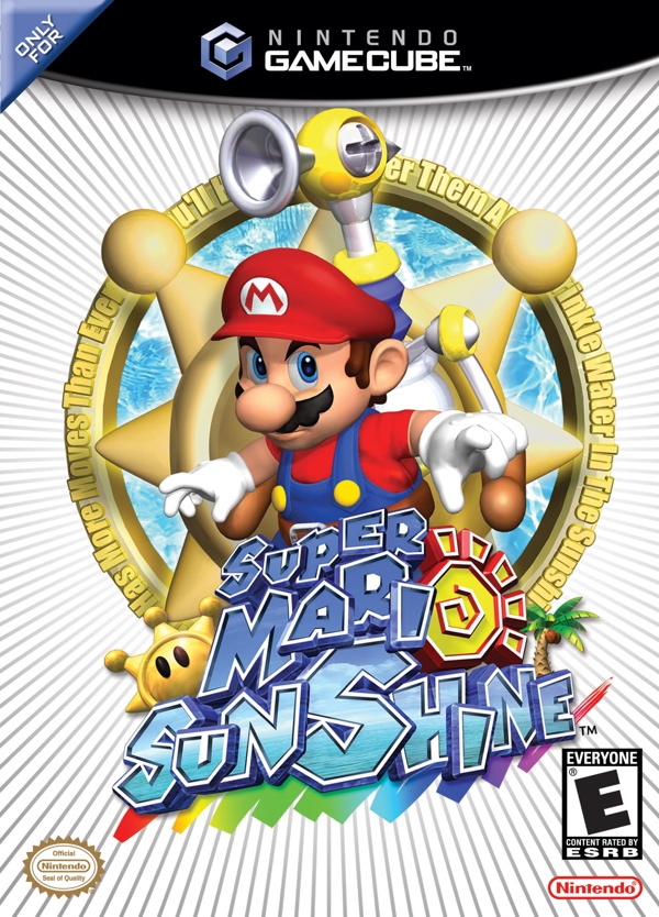Super Mario Sunshine Box Art