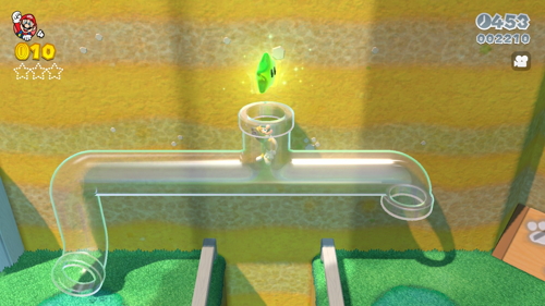 Super Mario 3D World 1-1 Green Stars