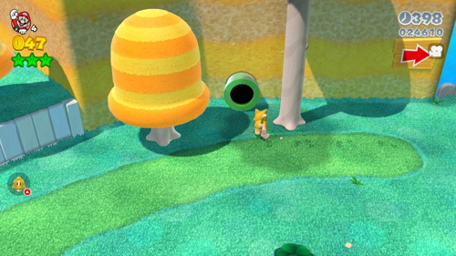 Super Mario 3D World 1-1 Stamp