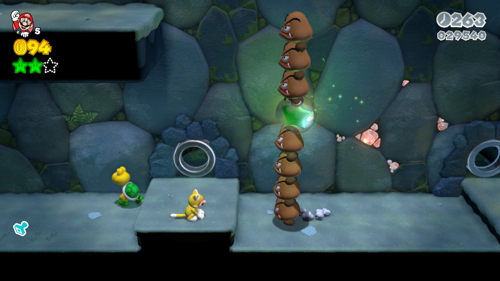 Super Mario 3D World 1-2 Green Stars