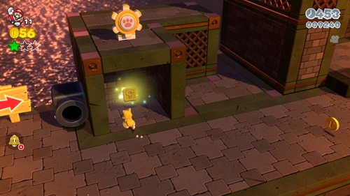 Super Mario 3D World 1-Castle Stamp