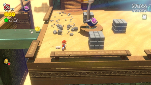 Super Mario 3D World 2-1 Green Stars