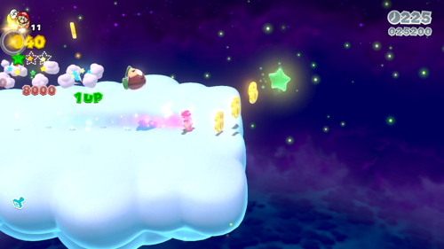 Super Mario 3D World 2-2 Green Stars