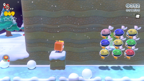 Super Mario 3D World 3-1 Green Stars