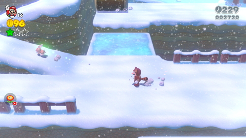 Super Mario 3D World 3-1 Green Stars