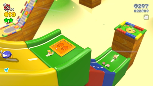 Super Mario 3D World 3-6 Green Stars