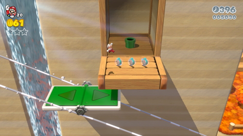 Super Mario 3D World 3-7 Green Stars