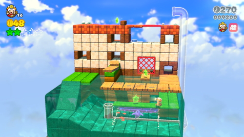 Super Mario 3D World 3-Toad Green Stars