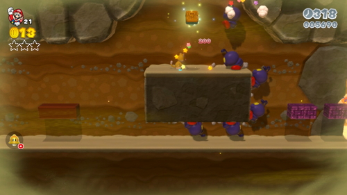 Super Mario 3D World 4-1 Stamp