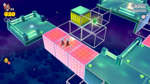 Super Mario 3D World 4-3 Green Stars