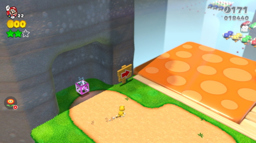 Super Mario 3D World 4-4 Green Stars