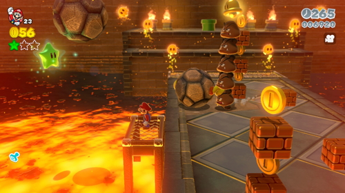 Super Mario 3D World 4-Castle Green Stars