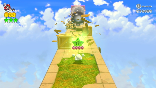 Super Mario 3D World 4-Mystery House Green Stars