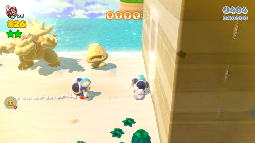 Super Mario 3D World 5-1 Green Stars