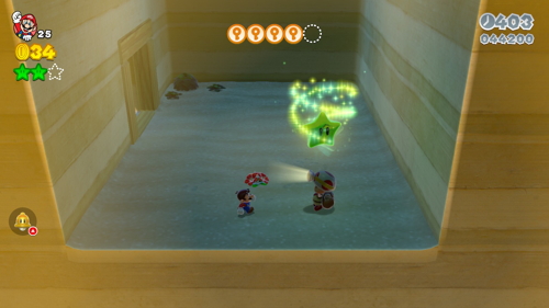 Super Mario 3D World 5-1 Green Stars