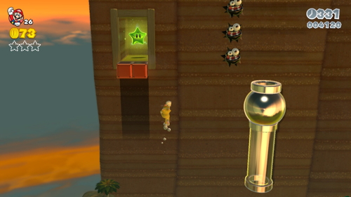 Super Mario 3D World 5-4 Green Stars