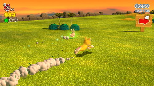 Super Mario 3D World 5-4 Green Stars