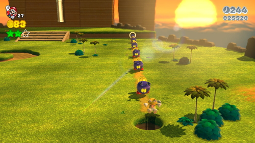 Super Mario 3D World 5-4 Stamp