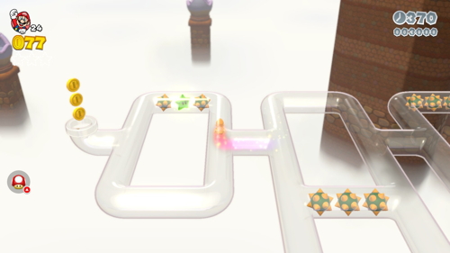 Super Mario 3D World 6-1 Green Stars