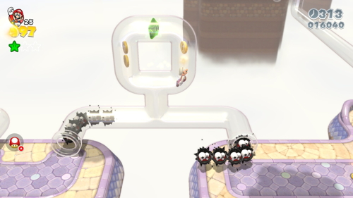 Super Mario 3D World 6-1 Green Stars