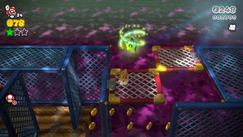 Super Mario 3D World 6-4 Green Stars