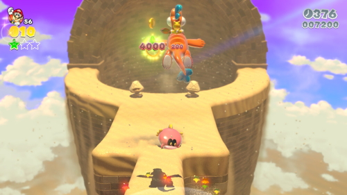 Super Mario 3D World Bowser-2 Green Stars