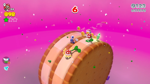 Super Mario 3D World Bowser-3 Green Stars