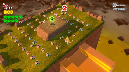 Super Mario 3D World Bowser-Mystery Green Stars