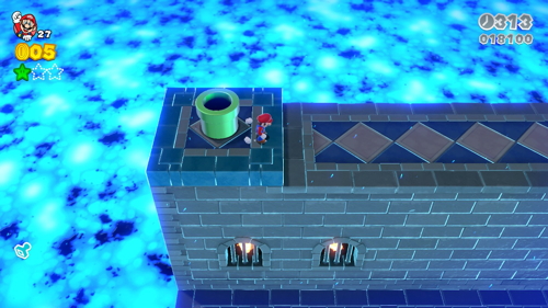 Super Mario 3D World Castle-1 Green Stars