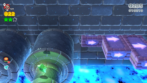 Super Mario 3D World Castle-4 Green Stars