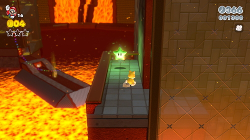 Super Mario 3D World Castle-5 Green Stars