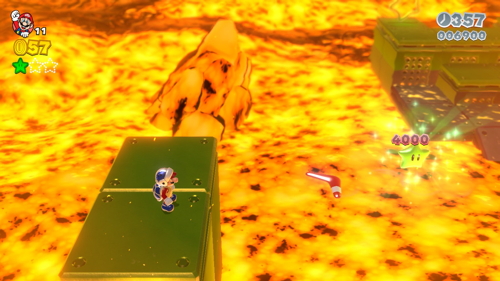 Super Mario 3D World Castle-7 Green Stars