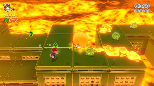 Super Mario 3D World Castle-7 Green Stars