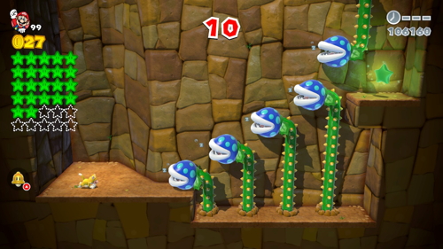 Super Mario 3D World Crown-Mystery Green Stars