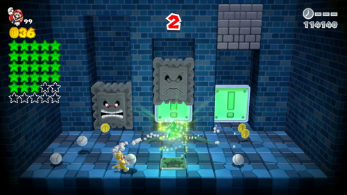 Super Mario 3D World Crown-Mystery Green Stars