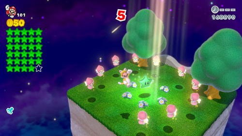 Super Mario 3D World Crown-Mystery Green Stars