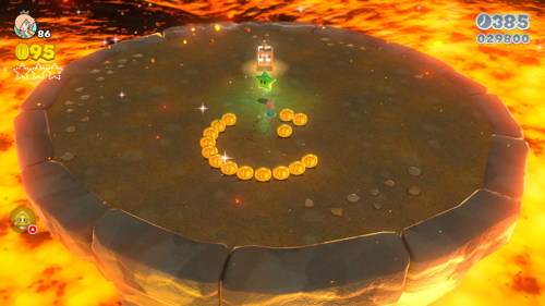 Super Mario 3D World Flower-12 Green Stars