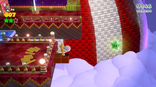 Super Mario 3D World Flower-1 Green Stars