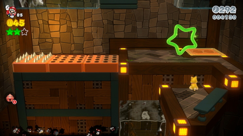 Super Mario 3D World Flower-2 Green Stars