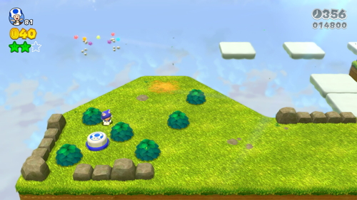 Super Mario 3D World Flower-5 Green Stars
