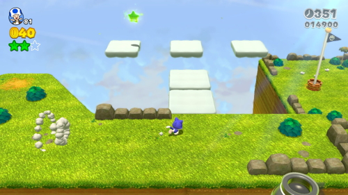 Super Mario 3D World Flower-5 Green Stars