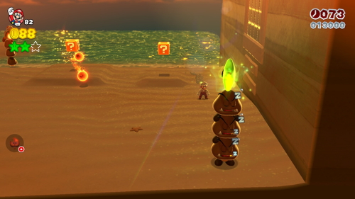 Super Mario 3D World Flower-9 Green Stars