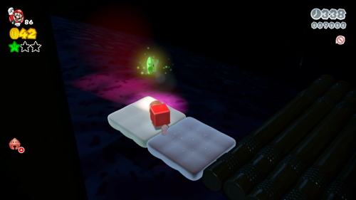 Super Mario 3D World Mushroom-3 Green Stars