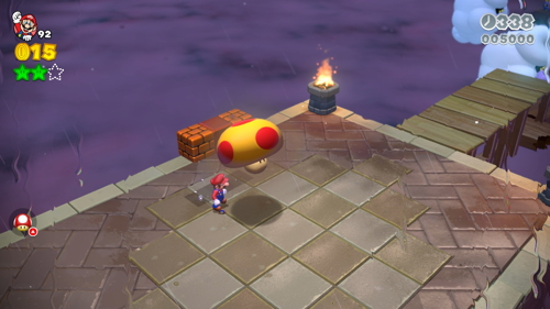 Super Mario 3D World Mushroom-6 Green Stars