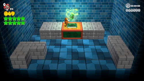 Super Mario 3D World Mushroom-Mystery Green Stars