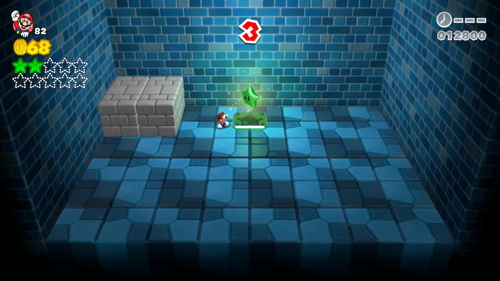 Super Mario 3D World Mushroom-Mystery Green Stars