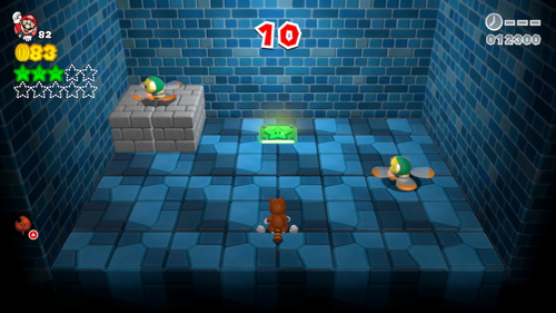 Super Mario 3D World Mushroom-Mystery Green Stars