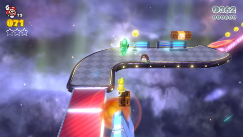 Super Mario 3D World Star-2 Green Stars